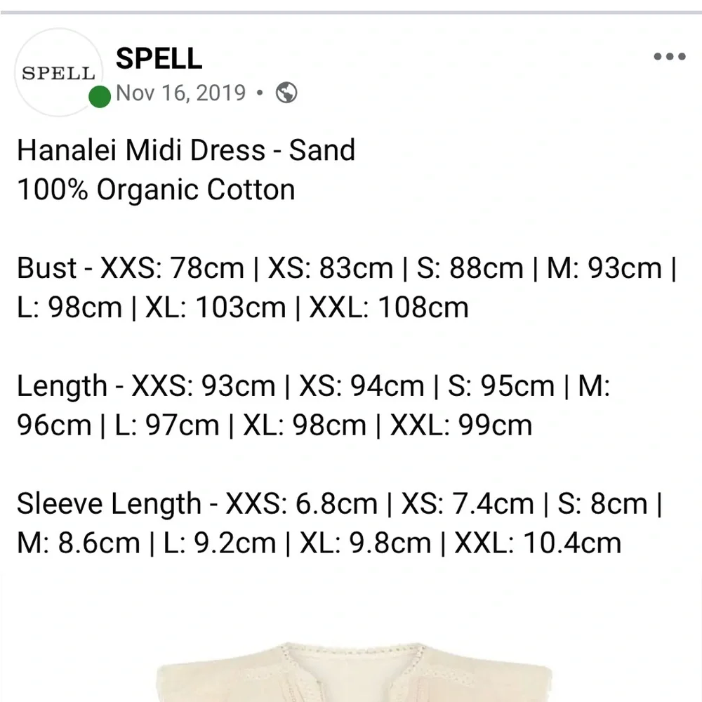 spell hanalei dress sz L - Picture 8 of 8